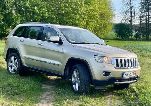 Jeep Grand Cherokee cena 65000 przebieg: 206000, rok produkcji 2011 z Nidzica małe 379